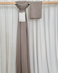 Bamboo Jersey Hijab - TAUPE