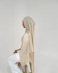 Plain Modal Hijab - IVORY