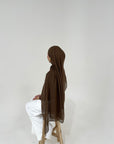 Plain Modal Hijab - OLIVE