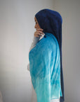 Printed Modal Hijab - Seafoam