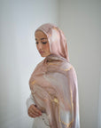 Printed Modal Hijab - Blossom Marble