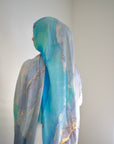 Printed Modal Hijab - Crystal Marble