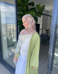 Printed Modal Hijab - Blossom Marble