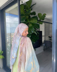 Printed Modal Hijab - Blossom Marble