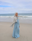ELARA DRESS - SKY